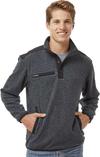 An image of a Custom Dri Duck Ranger Melange Fleece Pullover!