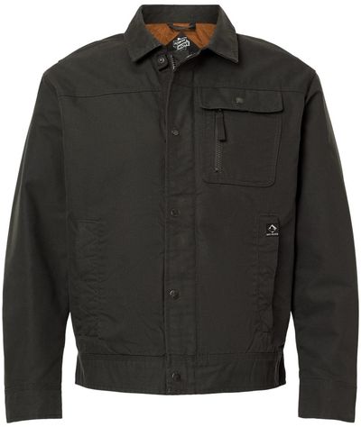 Am image of a Custom Dri Duck Renegade Lifestyle Jacket in Charcoal!