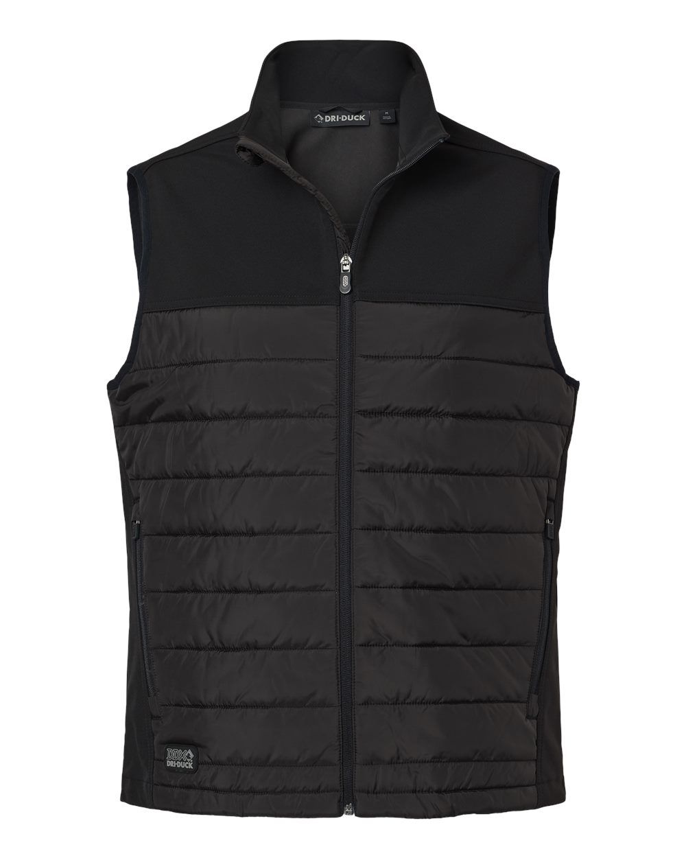 Dri Duck Summit Soft Shell Puffer Vest in Black