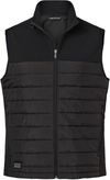 An image of a Custom Dri Duck Summit Soft Shell Puffer Vest in Black!