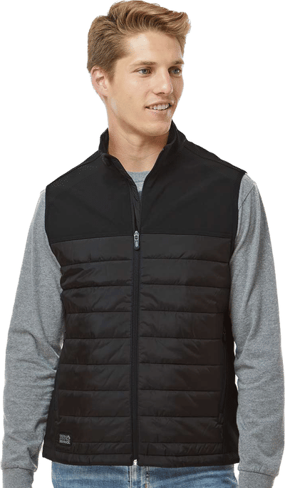 An image of a Custom Dri Duck Summit Soft Shell Puffer Vest!
