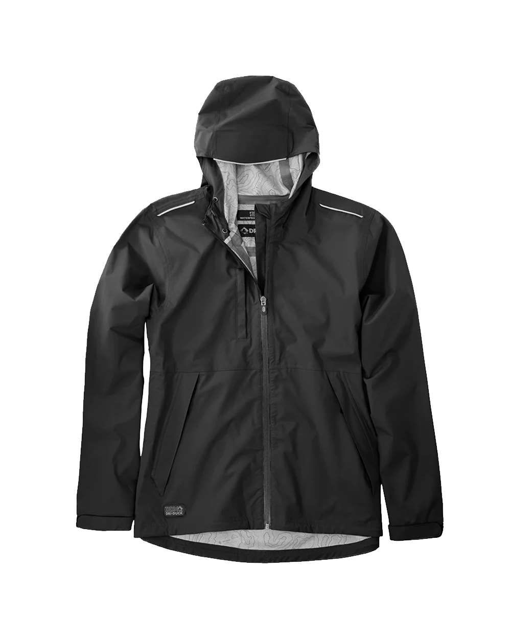 Dri Duck Womens Challenger Full Zip Jacket in Black