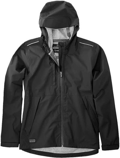 Am image of a Custom Dri Duck Womens Challenger Full Zip Jacket in Black!