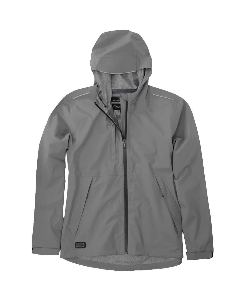 Dri Duck Womens Challenger Full Zip Jacket in Grey