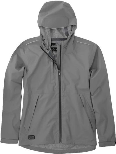 Am image of a Custom Dri Duck Womens Challenger Full Zip Jacket in Grey!