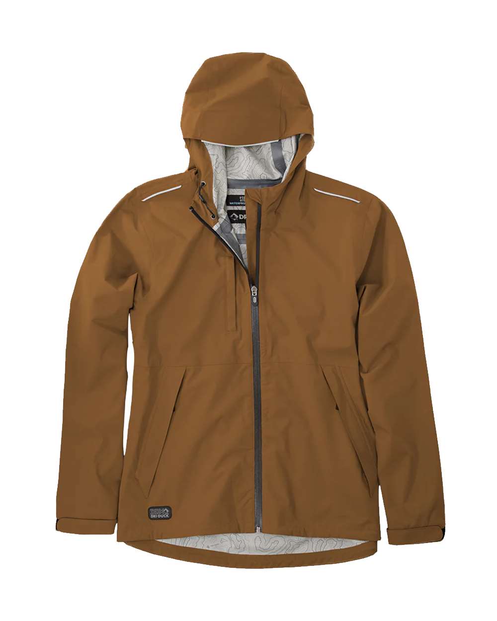 Dri Duck Womens Challenger Full Zip Jacket in Saddle