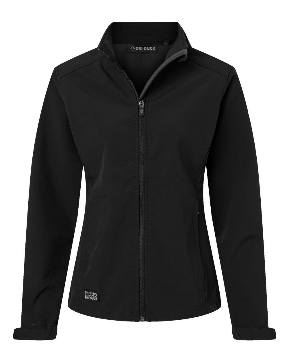 Dri Duck Womens Motion Soft Shell Jacket in Black