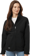 An image of a Custom Dri Duck Womens Motion Soft Shell Jacket!