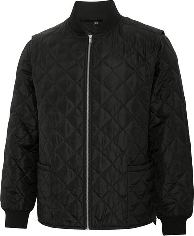 Am image of a Custom Dryframe Essential Freezer Jacket in Black!