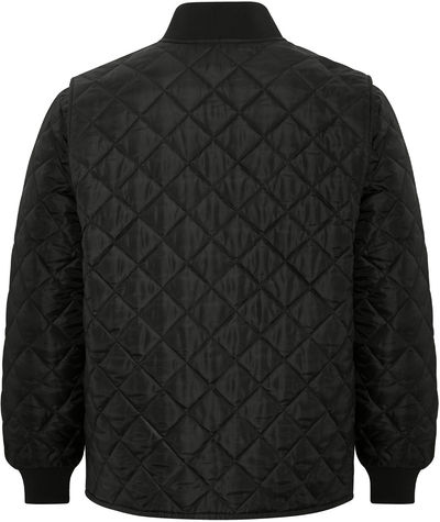 Am image of a Custom Dryframe Essential Freezer Jacket in Black!