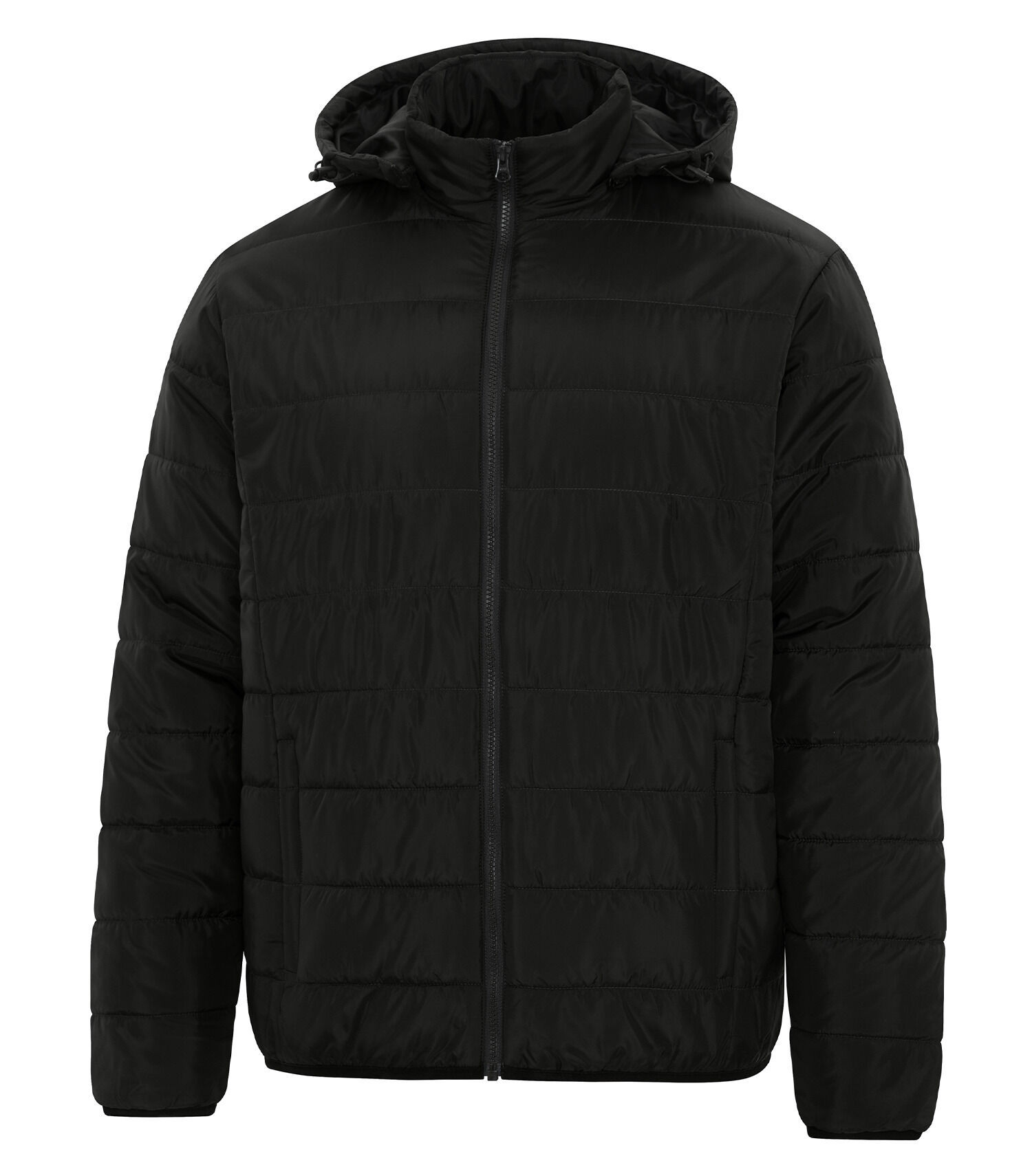Dryframe Essential Hooded Insulated Jacket in Black