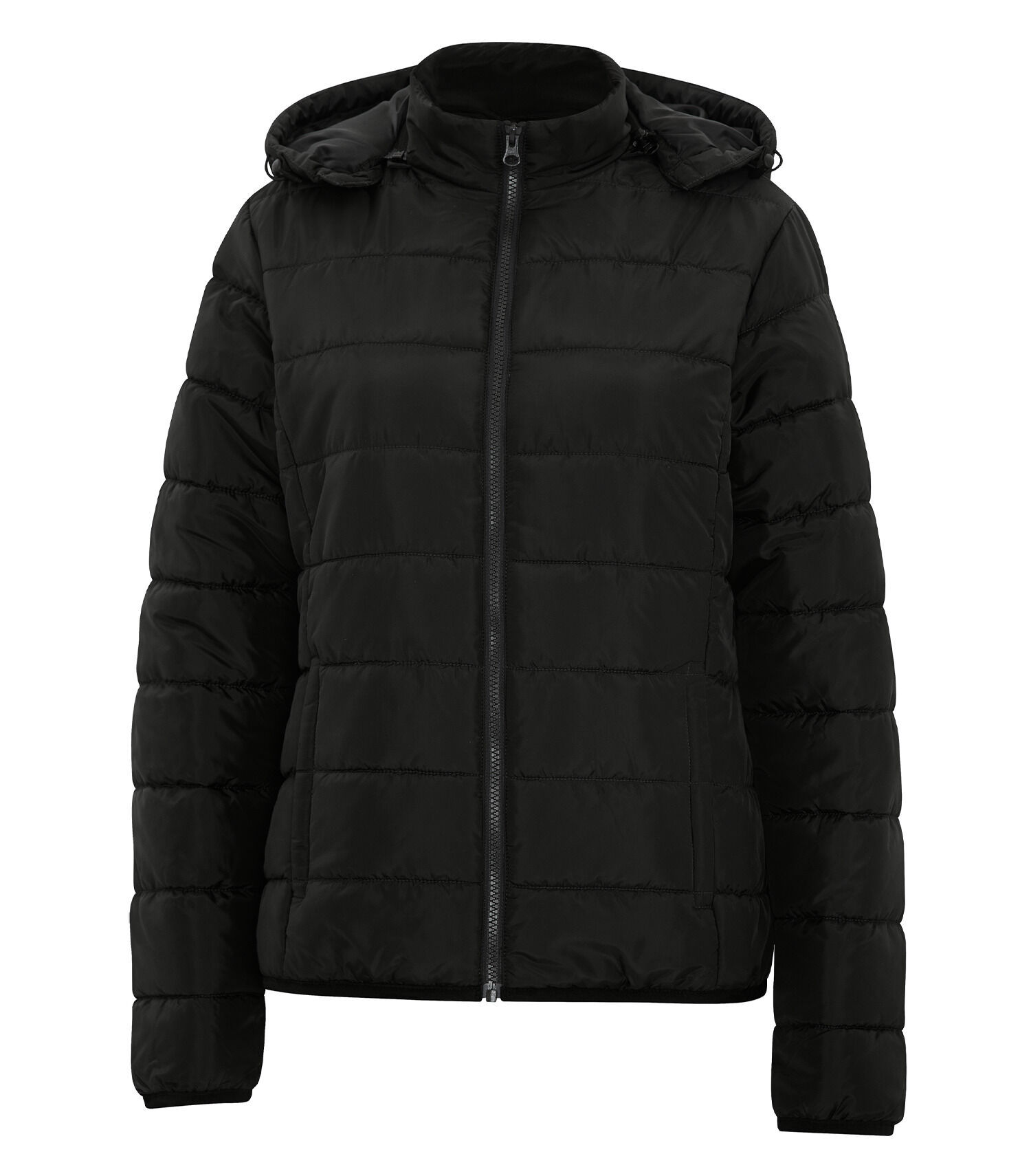 Dryframe Essential Hooded Insulated Ladies Jacket in Black