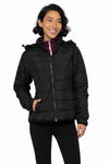 An image of a Custom Dryframe Essential Hooded Insulated Ladies Jacket!