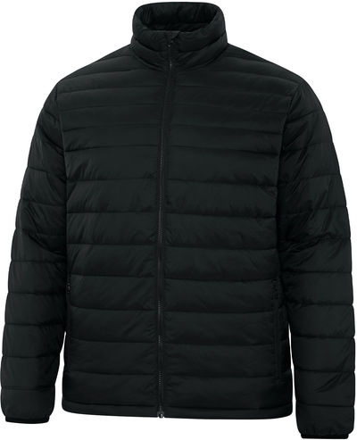 Am image of a Custom Dryframe Essential Puffy Jacket in Black!