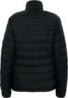 Am image of a Custom Dryframe Essential Puffy Ladies Jacket in Black!