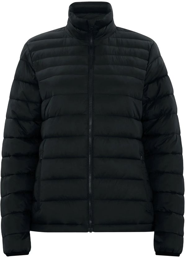 An image of a Custom Dryframe Essential Puffy Ladies Jacket in Black!