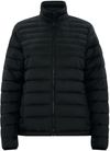 An image of a Custom Dryframe Essential Puffy Ladies Jacket in Black!