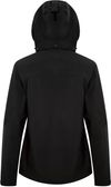 An image of a Custom Dryframe Tri Tech Hard Shell Ladies Jacket in Black!