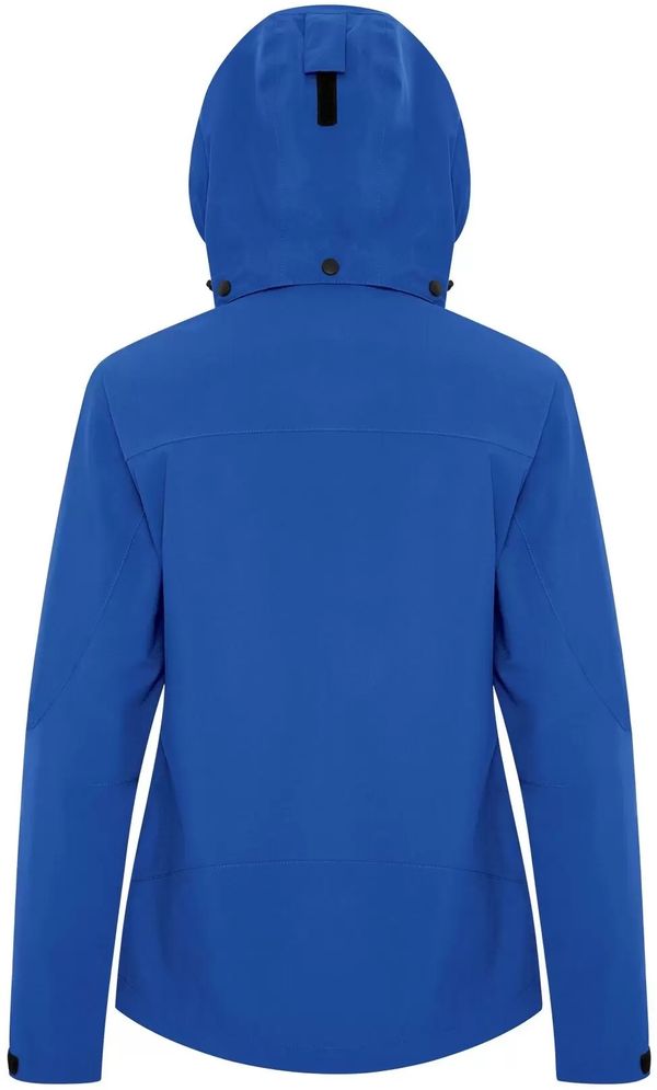 An image of a Custom Dryframe Tri Tech Hard Shell Ladies Jacket in Regatta Blue!