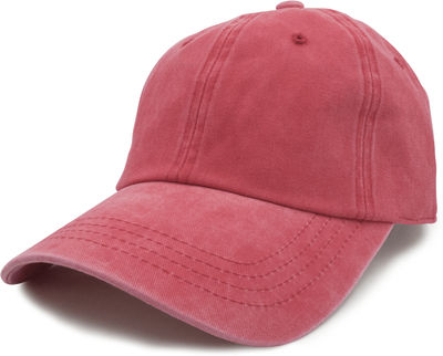 Am image of a Custom Nissi Pigment Dye Cap in Red!
