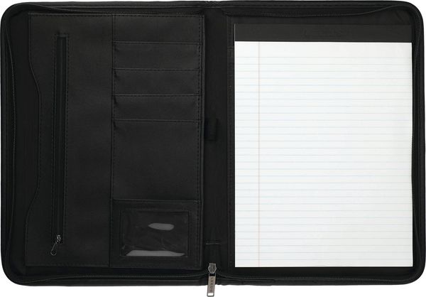 An image of a Custom DuraHyde Zippered Padfolio!