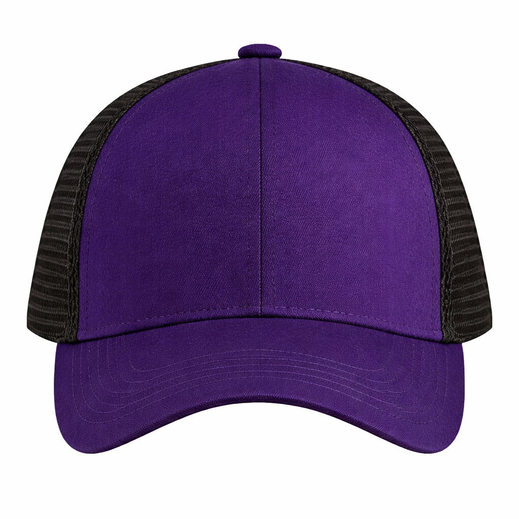 Econscious Eco Trucker Organic Recycled Hat in Beetroot/Black