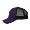 An image of a Custom Econscious Eco Trucker Organic Recycled Hat in Beetroot/Black!