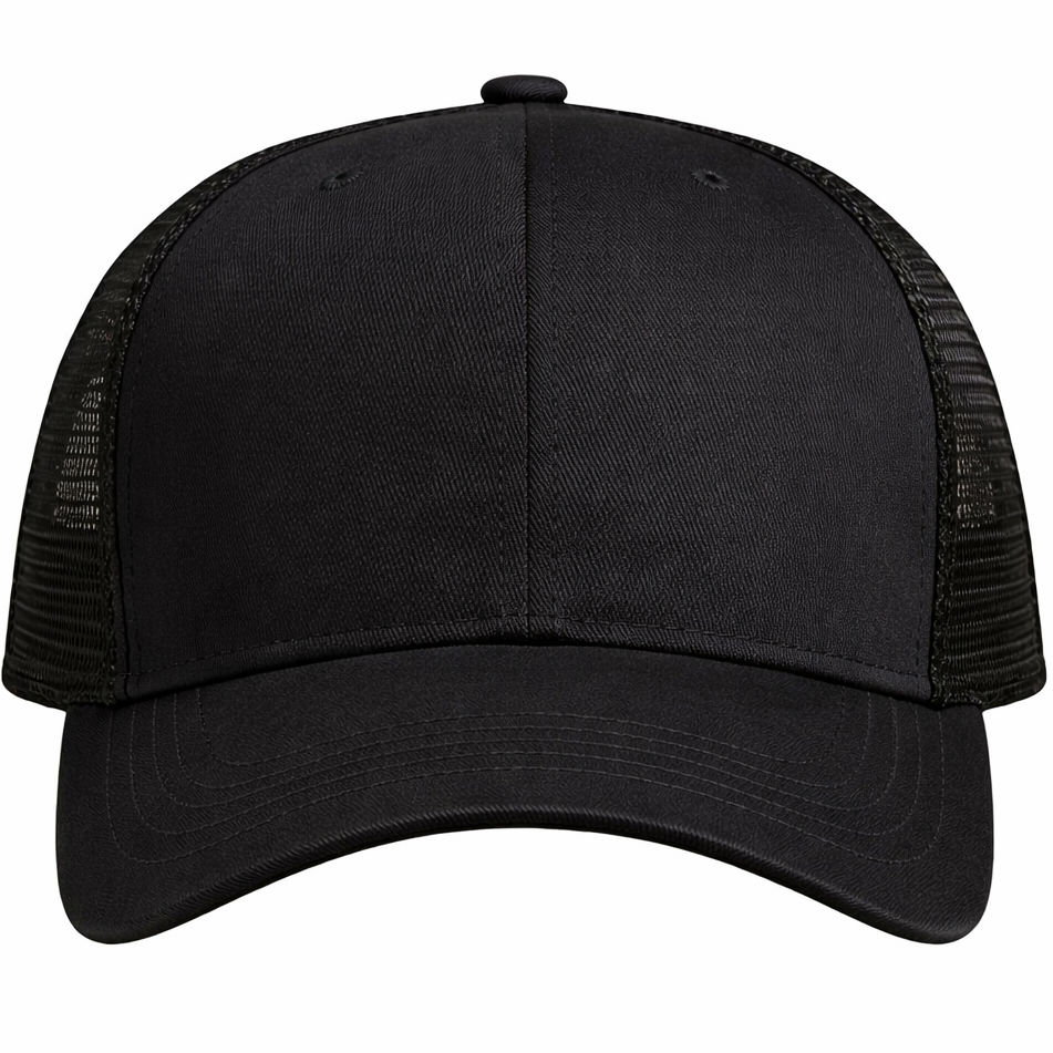 Econscious Eco Trucker Organic Recycled Hat in Black/Black