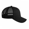 An image of a Custom Econscious Eco Trucker Organic Recycled Hat in Black/Black!