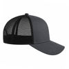 An image of a Custom Econscious Eco Trucker Organic Recycled Hat in Charcoal/Black!