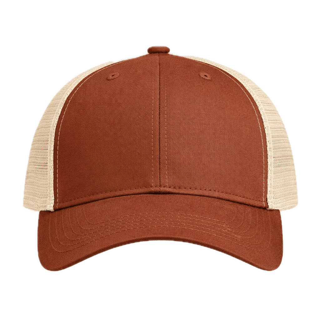 Econscious Eco Trucker Organic Recycled Hat in Leg Brown/Oyster