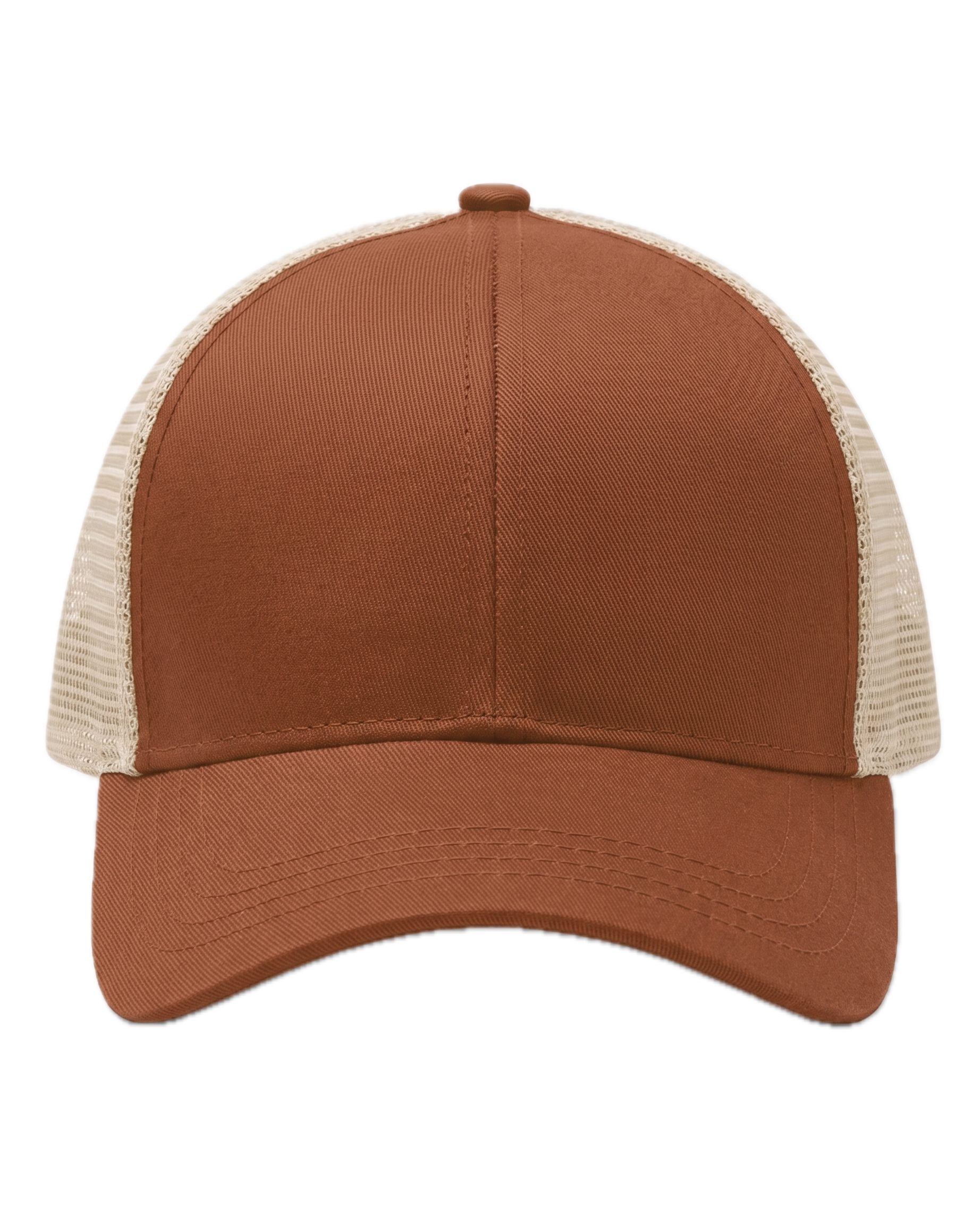 Econscious Eco Trucker Organic Recycled Hat in Leg Brown/Oyster