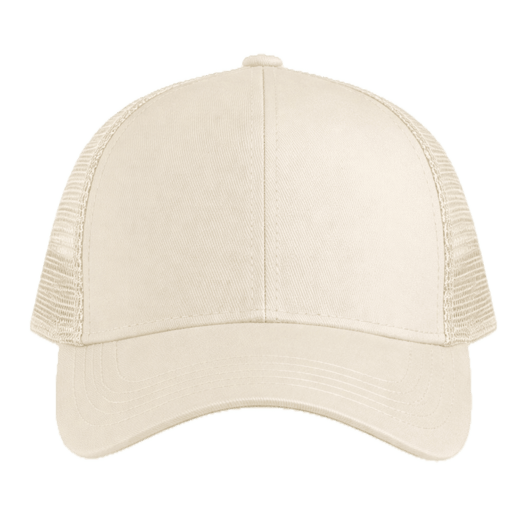 Econscious Eco Trucker Organic Recycled Hat in Oyster/Oyster
