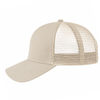 An image of a Custom Econscious Eco Trucker Organic Recycled Hat in Oyster/Oyster!