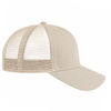 An image of a Custom Econscious Eco Trucker Organic Recycled Hat in Oyster/Oyster!