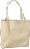 An image of a Custom Econscious Organic Cotton Large Twill Tote in Oyster!