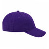 An image of a Custom Econscious Organic Cotton Twill Unstructured Baseball Hat in Beetroot!