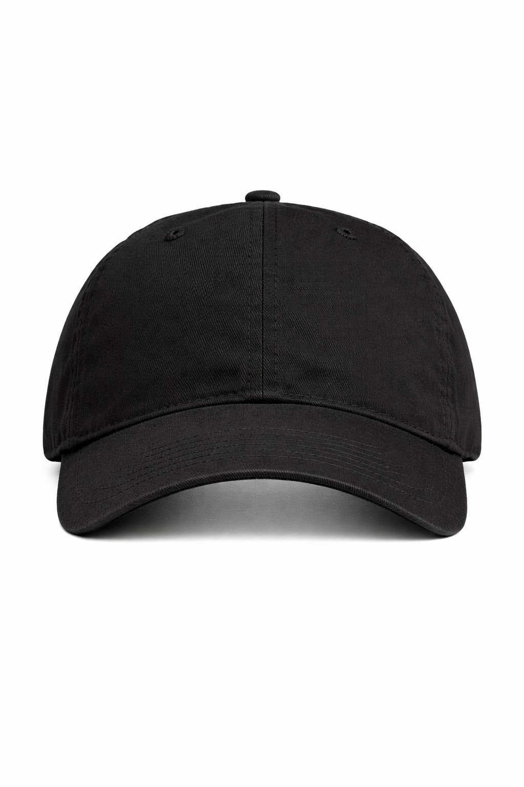 Econscious Organic Cotton Twill Unstructured Baseball Hat in Black