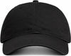 An image of a Custom Econscious Organic Cotton Twill Unstructured Baseball Hat in Black!