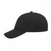 An image of a Custom Econscious Organic Cotton Twill Unstructured Baseball Hat in Black!