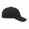 An image of a Custom Econscious Organic Cotton Twill Unstructured Baseball Hat in Black!