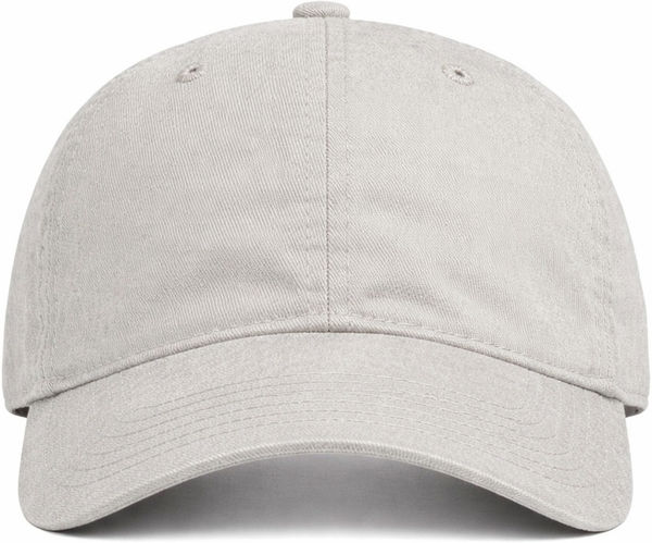 An image of a Custom Econscious Organic Cotton Twill Unstructured Baseball Hat in Dolphin!
