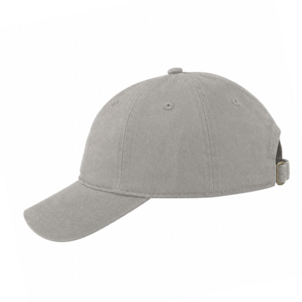 An image of a Custom Econscious Organic Cotton Twill Unstructured Baseball Hat in Dolphin!