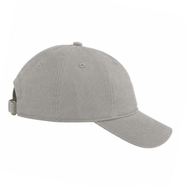 An image of a Custom Econscious Organic Cotton Twill Unstructured Baseball Hat in Dolphin!