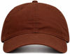 An image of a Custom Econscious Organic Cotton Twill Unstructured Baseball Hat in Earth!
