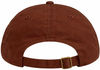 An image of a Custom Econscious Organic Cotton Twill Unstructured Baseball Hat in Earth!