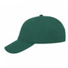 An image of a Custom Econscious Organic Cotton Twill Unstructured Baseball Hat in Emerald Forest!
