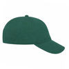 An image of a Custom Econscious Organic Cotton Twill Unstructured Baseball Hat in Emerald Forest!