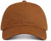 An image of a Custom Econscious Organic Cotton Twill Unstructured Baseball Hat in Legacy Brown!
