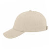 An image of a Custom Econscious Organic Cotton Twill Unstructured Baseball Hat in Oyster!